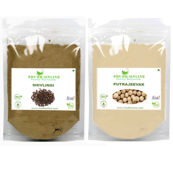 Shudh Online Sivalingi & Putrajivak Seed Powder Combo